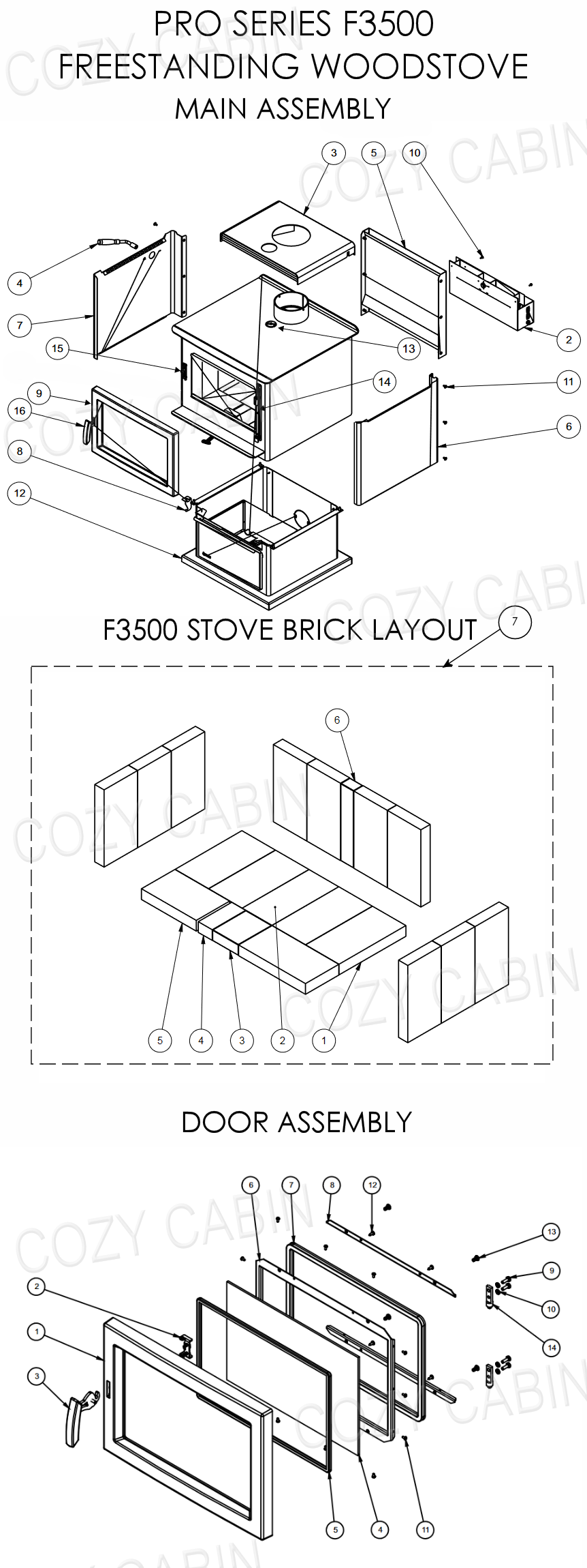 Pro Series Wood Stove (F3500) #F3500